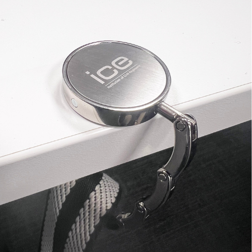 Handbag hanger hook – engraved